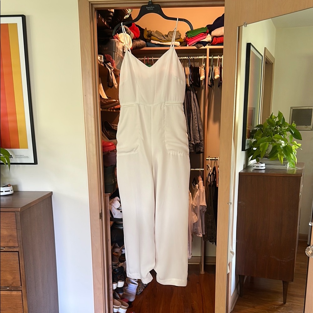 Maeve Elegant White Jumpsuit